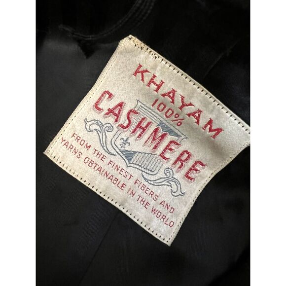 Khayam black cashmere winter coat from Gwynn's of Birmingham, MI. Unsized - Picture 8 of 9